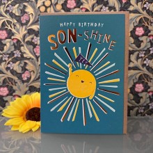 Birthday card Son - Happy birthday son-shine